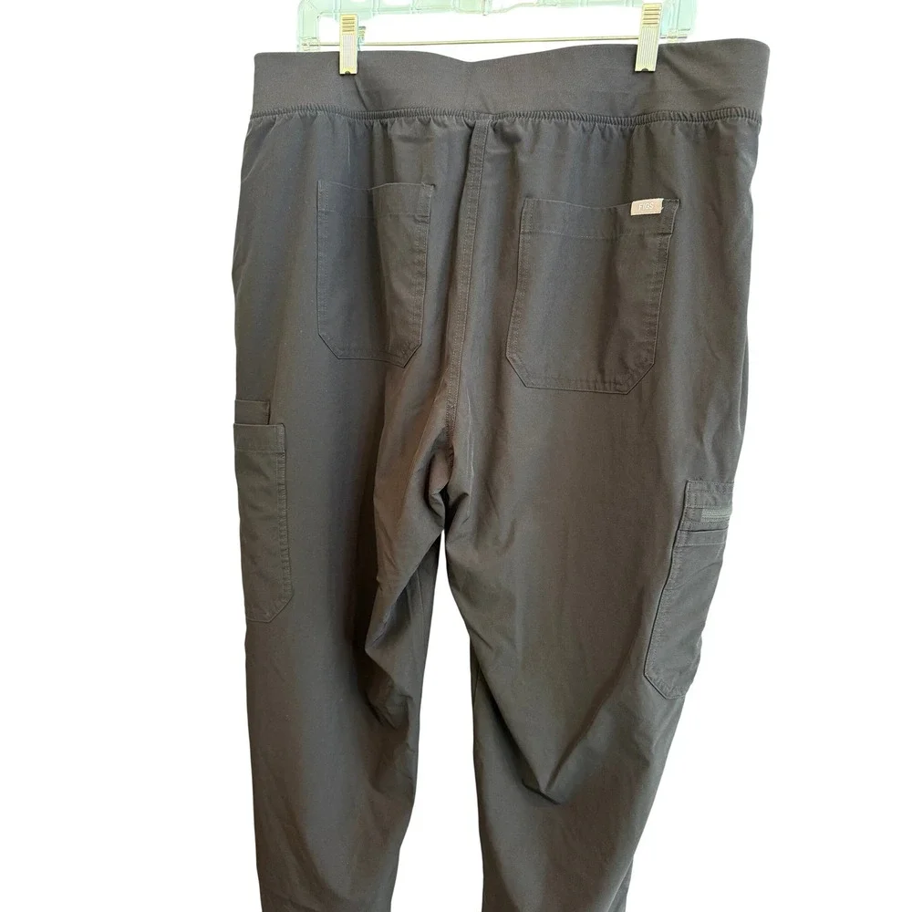 FIGS Tansen 2.0 Men Black Scrubs FIONx Multi-Pocket XXL Healthcare Professional - Picture 4 of 7